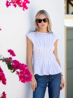 Julia Amory Ava Top Poplin - NWT - Medium